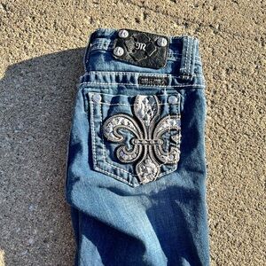 Miss Me Kids Capri Fleur-de-Lis